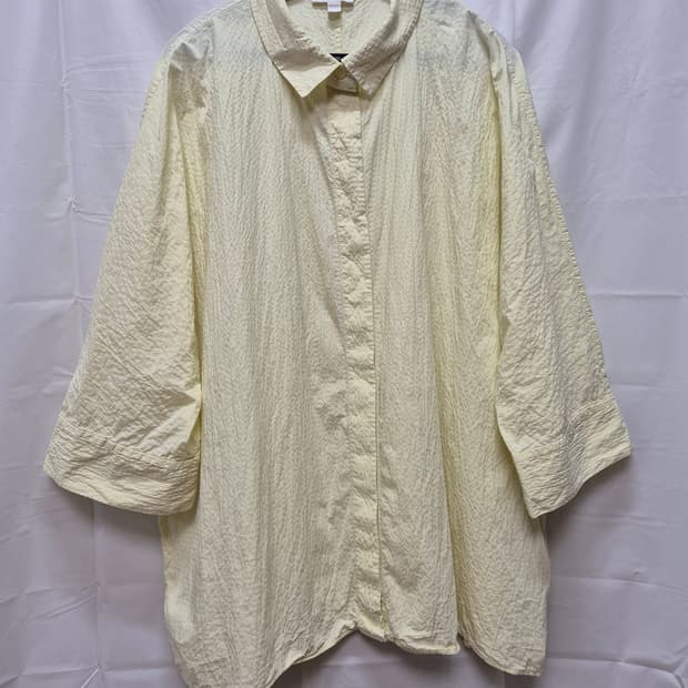 코스 오버핏 시어서커 셔츠