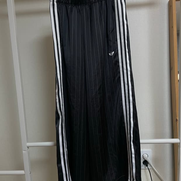 아디다스 사틴 스트라이프 트라우저 L