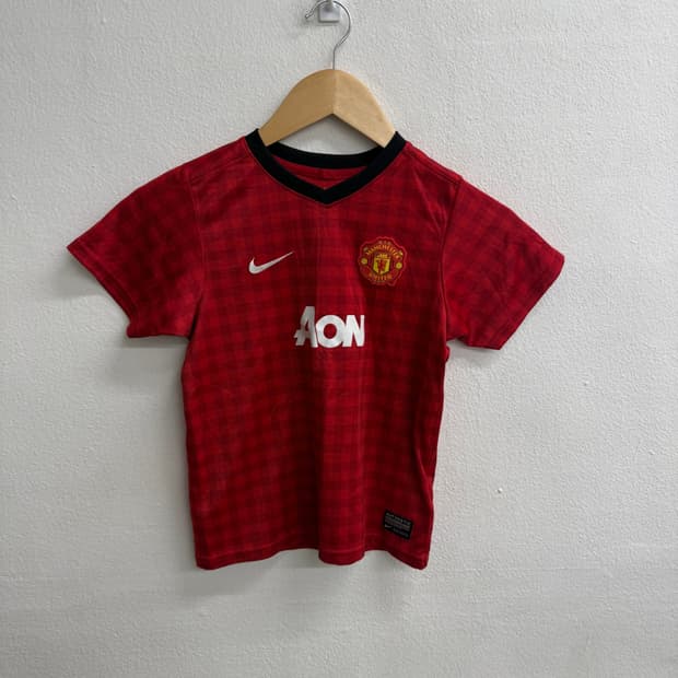 나이키 맨체스터유나이티드 유니폼 레드 체크 kids