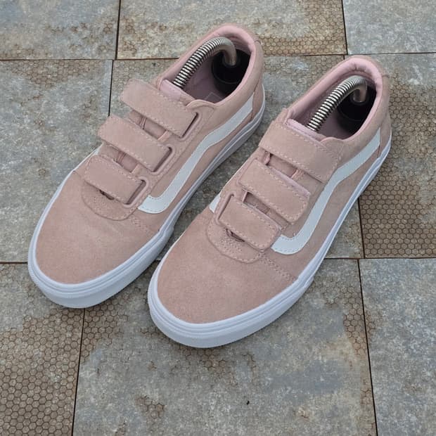 (225)반스 올드스쿨 벨크로 핑크 