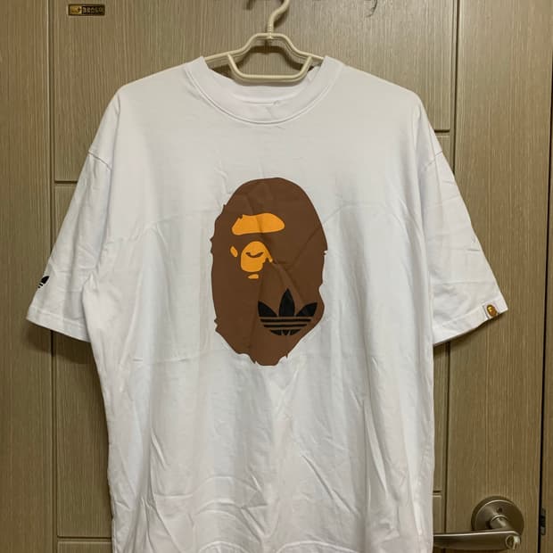 아디다스 베이프 콜라보 반팔티