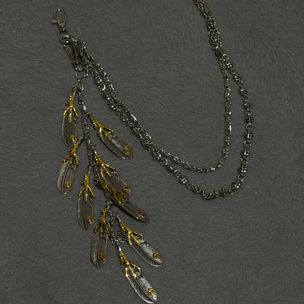 🔥잔여수량 마지막 한개🔥 feather chian