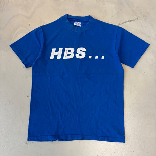 90년대 HBS 싱글 스티치 티셔츠 90