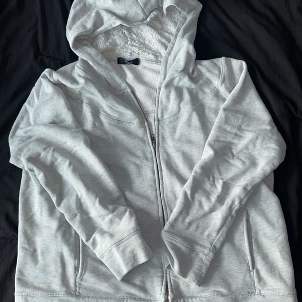 빈티지 레이스 후드집업