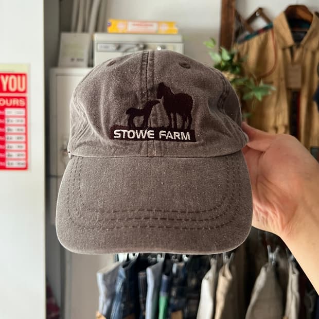 USA 빈티지 STOWE FARM 볼캡