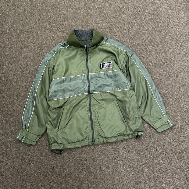 L)빈티지 리버시블 플리스 집업