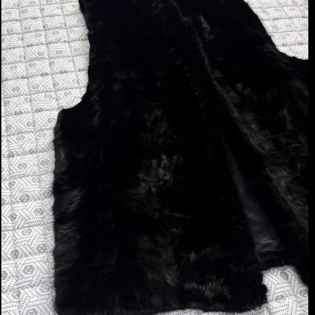 밍크 모피 베스트 ~55반