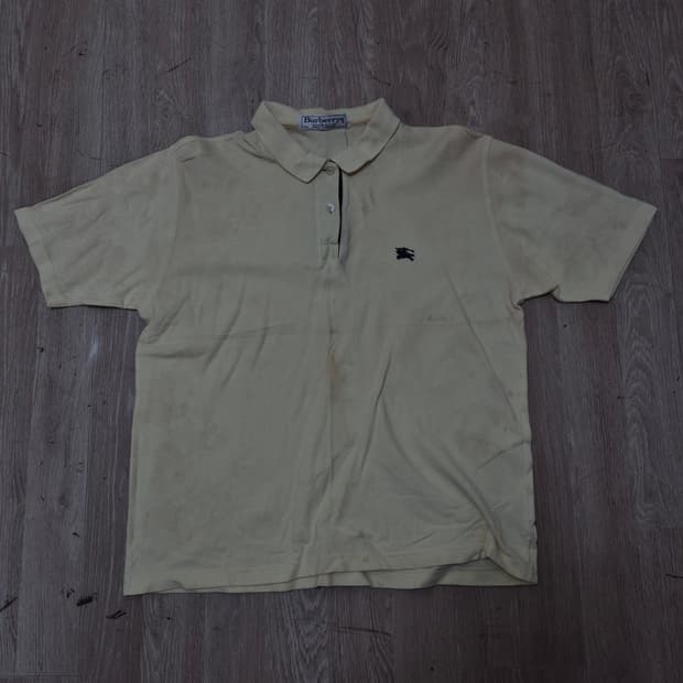 버버리 올드스쿨 피케 반팔 카라티 M(95)