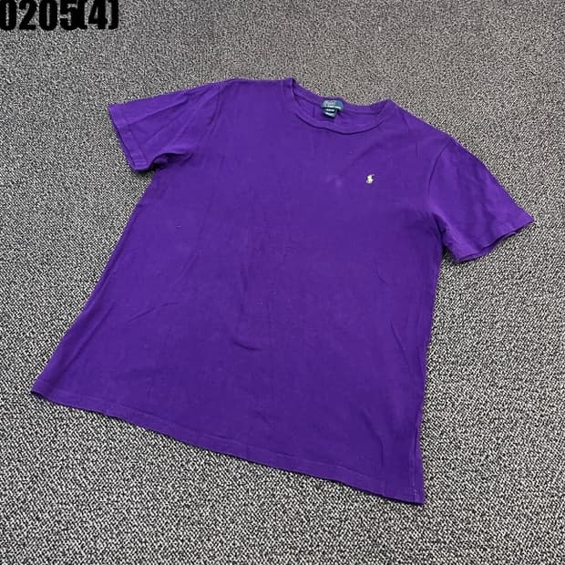 [XL] 폴로 랄프로렌 퍼플 반팔 티셔츠 0205(4)