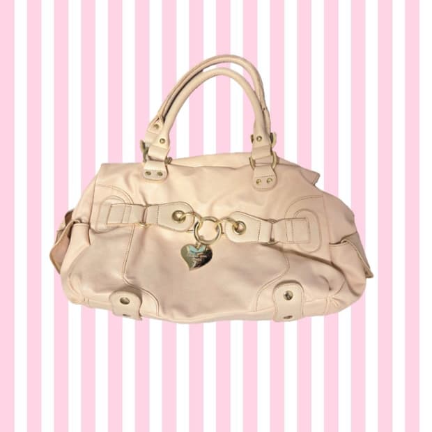 히메갸루 허니살롱 하트 챰 핑크 백 가방