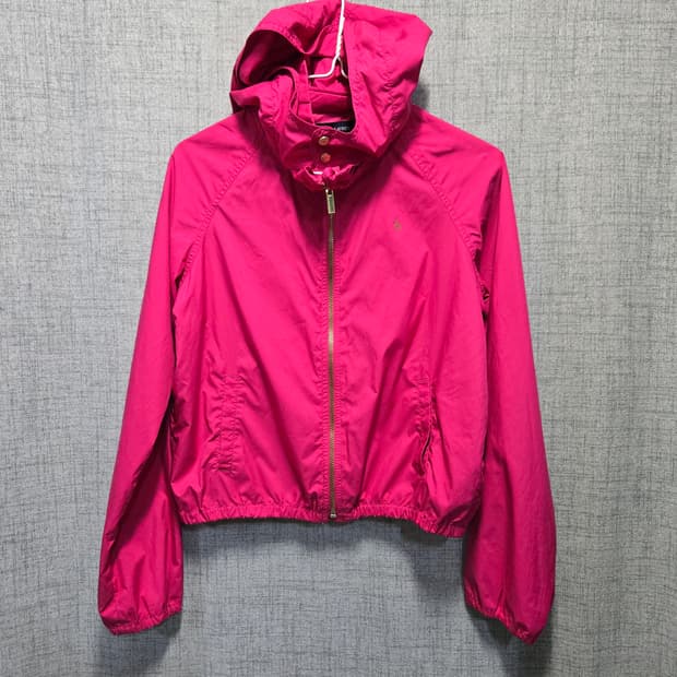 폴로 랄프로렌 핑크 후드 바람막이