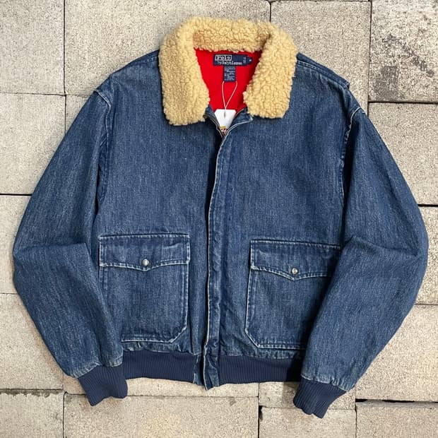 폴로 랄프로렌 G-1 데님 시어링  자켓