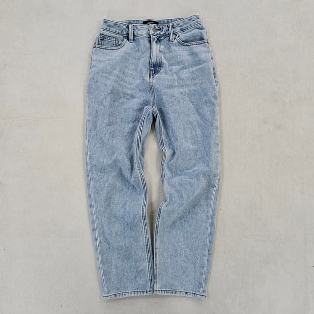 [27] 무신사 여성 라이트인디고 스트레이트핏 데님 팬츠 0116Y1