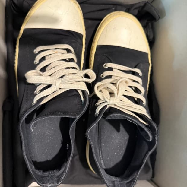 릭오웬스  로우 스니커 41