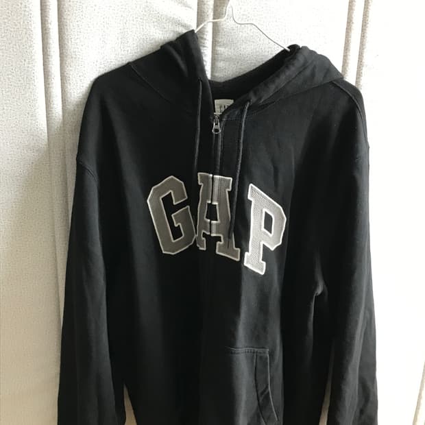 Gap 블랙 후드집업 XL