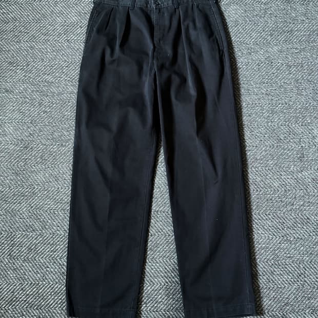 (34) 90s 폴로 랄프로렌 앤드류 더블 플리츠 치노 팬츠