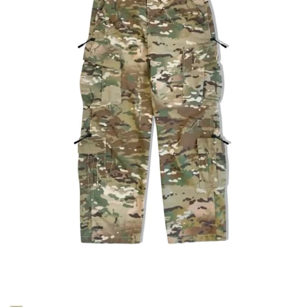 왓츠더유즈 멀티캠 바지 M