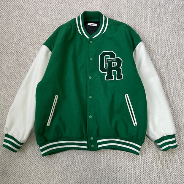 빈티지 wego 바시티 자켓 