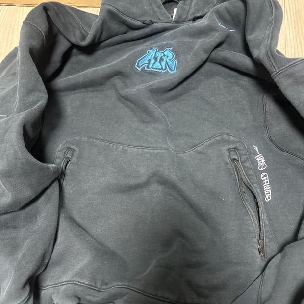 나이키 오프화이트 후드티