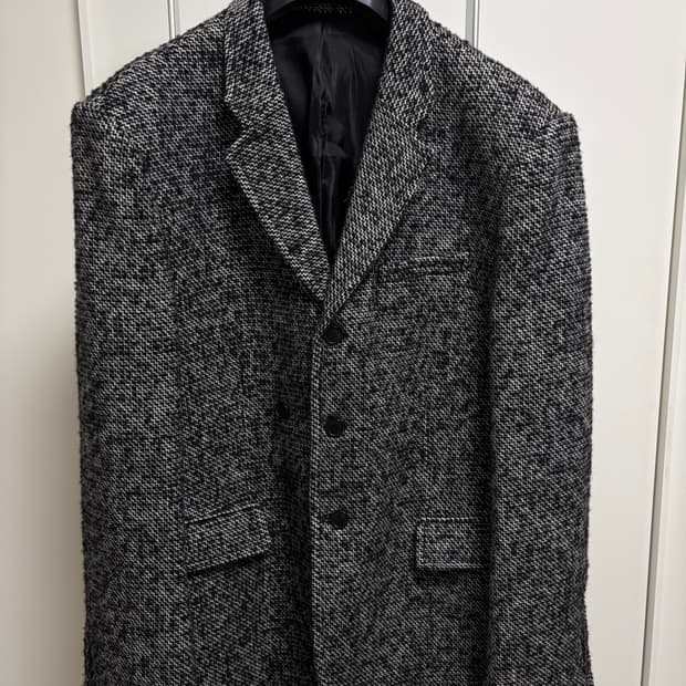 렉토 RECTO 트위드 헤링본 자켓 L