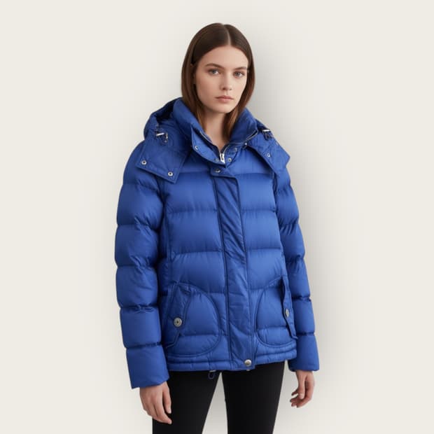 M/ 버버리 구스다운 2WAY 후디드 패딩점퍼