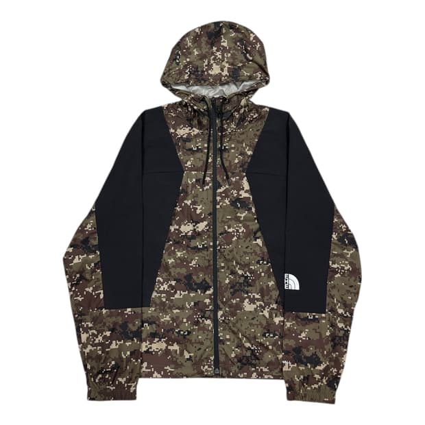 노스페이스 디지털 카모 페릴 윈드 바람막이 자켓 M