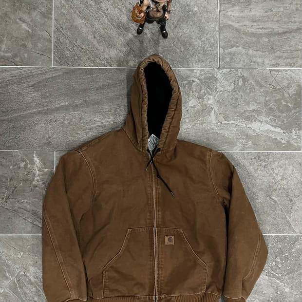 (S)칼하트 후드 덕 액티브 자켓 J160 BRN 칼하트브라운