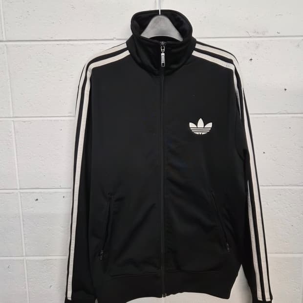 95 ) 아디다스 파이어버드 트랙탑 져지 블랙 팝니다