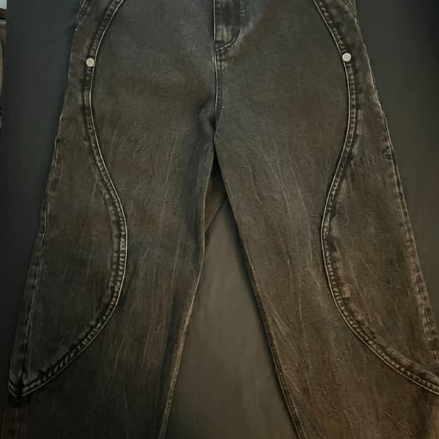 애드오프 데님 팬츠