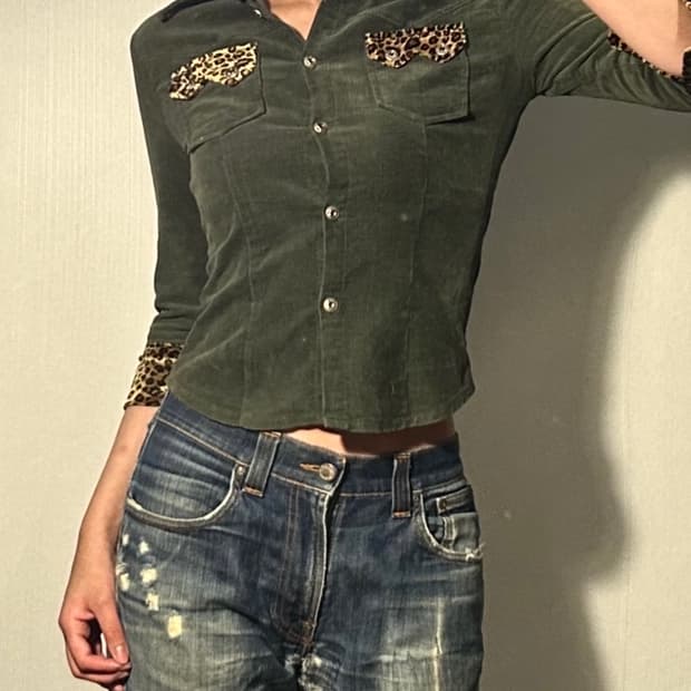 leopard y2k jacket