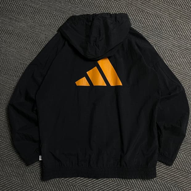 00s 아디다스 올드스쿨 빅로고 러닝 경량 바람막이o 5266