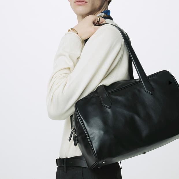 토니웩 소프트레더 스퀘어백 블랙 새상품