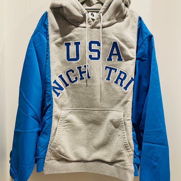 NIKE ISPA HOODIE PHOTO BLUE