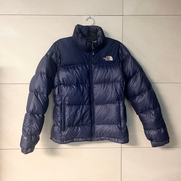 노스페이스 눕시 700 패딩 네이비/퍼플 [S] 