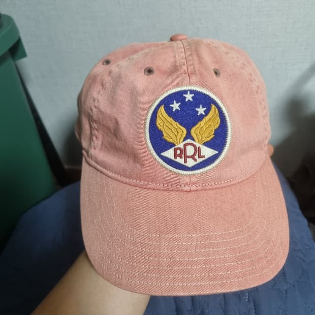 Rrl 핑크 공수캡 볼캡 