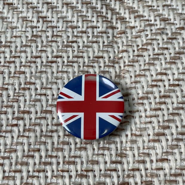 영국 브리티쉬 버튼 벳지