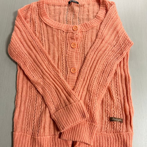 Conus orange cardigan