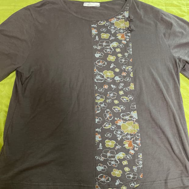 빈티지 브라운 반팔티