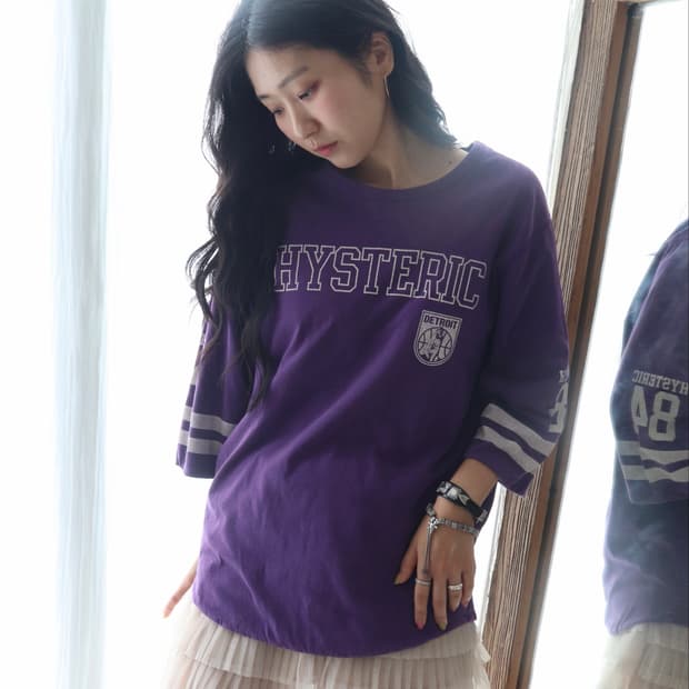 [Hysteric Glamour] Purple Reversible Tee