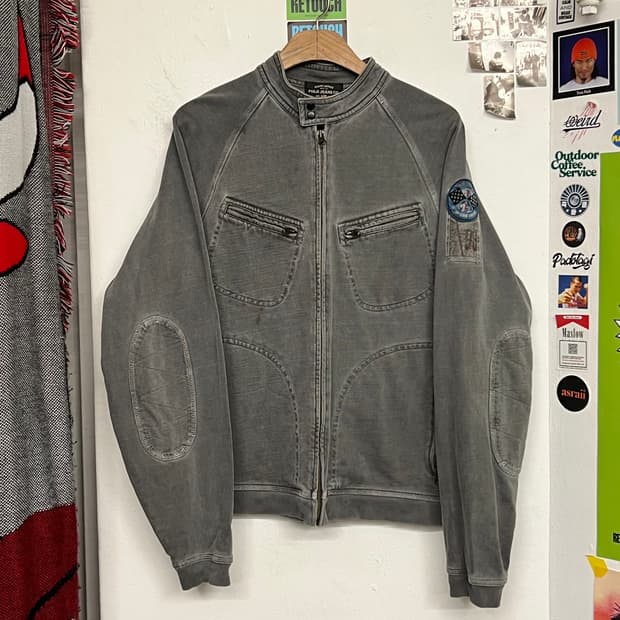 00‘s 폴로 진 코튼 라이더 자켓