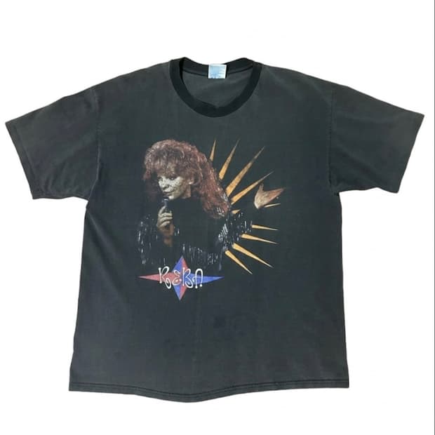 90s Reba Mcentire 빈티지 밴드티