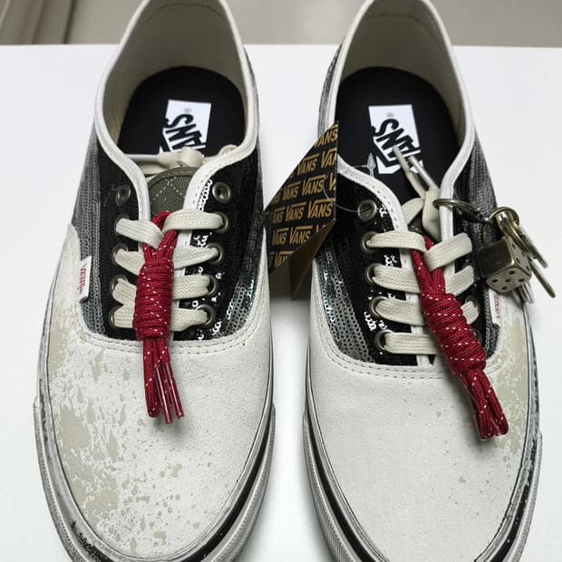 [280] 반스 LX 어센틱44 참스팩 블랙 화이트