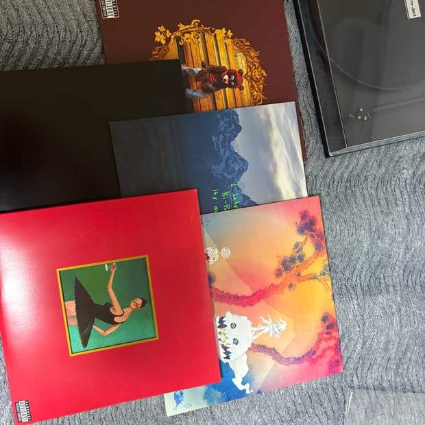 칸예 웨스트 lp5장 판매합니다 힙합 바이닐 lp