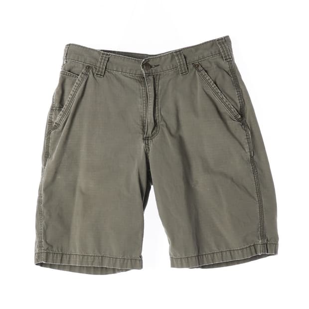 칼하트 릴렉스드 핏 올리브 워크 쇼츠 32