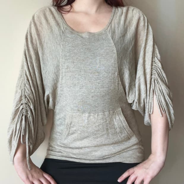 vintage sleeve jumper knit