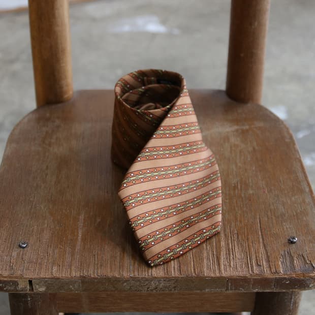 크리스찬 디올 실크 패턴 넥타이 