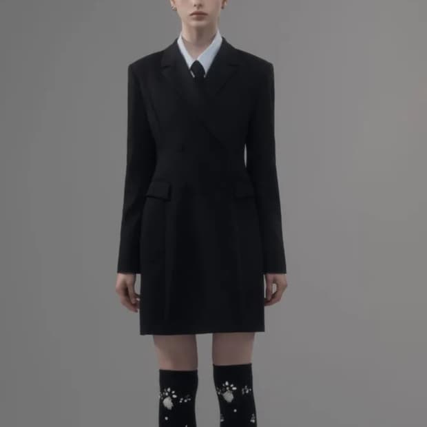 마우솔레움 수트 원피스 블랙 s