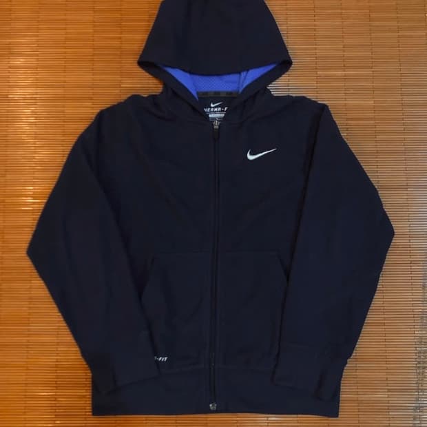 나이키 써마핏 크롭 플리스 집업