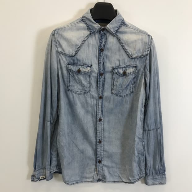 시리즈 fiver 이태리 워싱데님셔츠 [S]