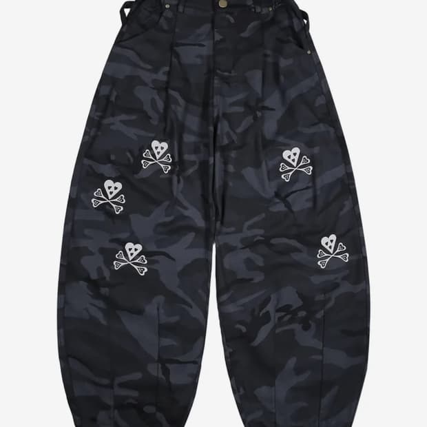 글랙 카모 벌룬 팬츠 M